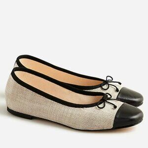 J. Crew Factory Two-Tone Ballet Flats